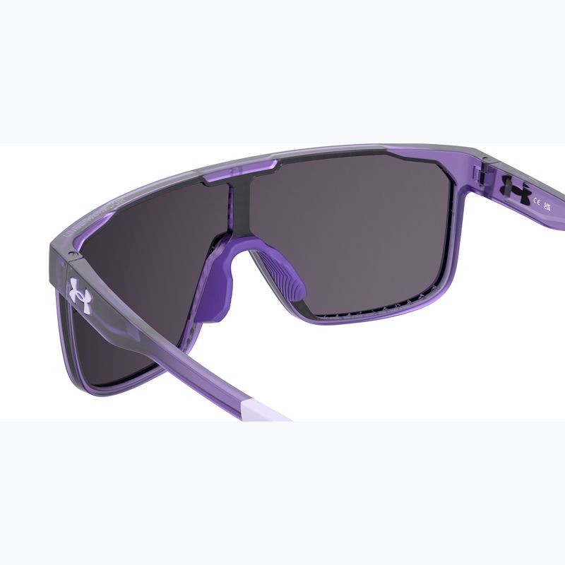 Viacvrstvové pánske slnečné okuliare Under Armour Define/G S3 matná fialová/zelená 6
