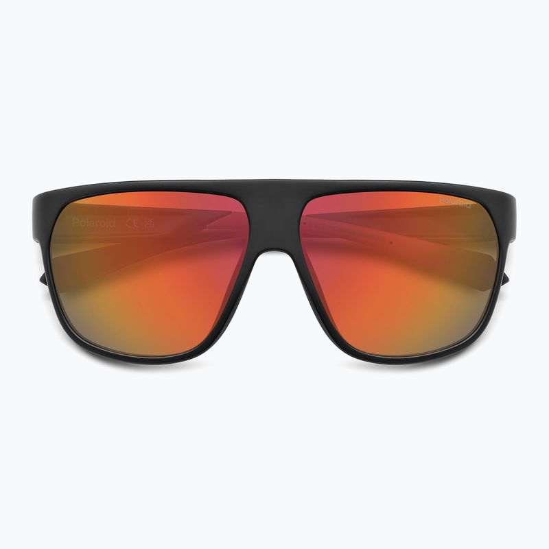 Pánske slnečné okuliare Polaroid PLD 7053/S matte black red/red multilayer polarized 4