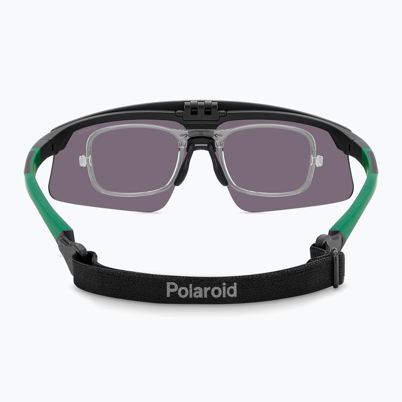 Pánske slnečné okuliare Polaroid PLD 7056/CI/S matte black green/greygreen mirror polarized 4