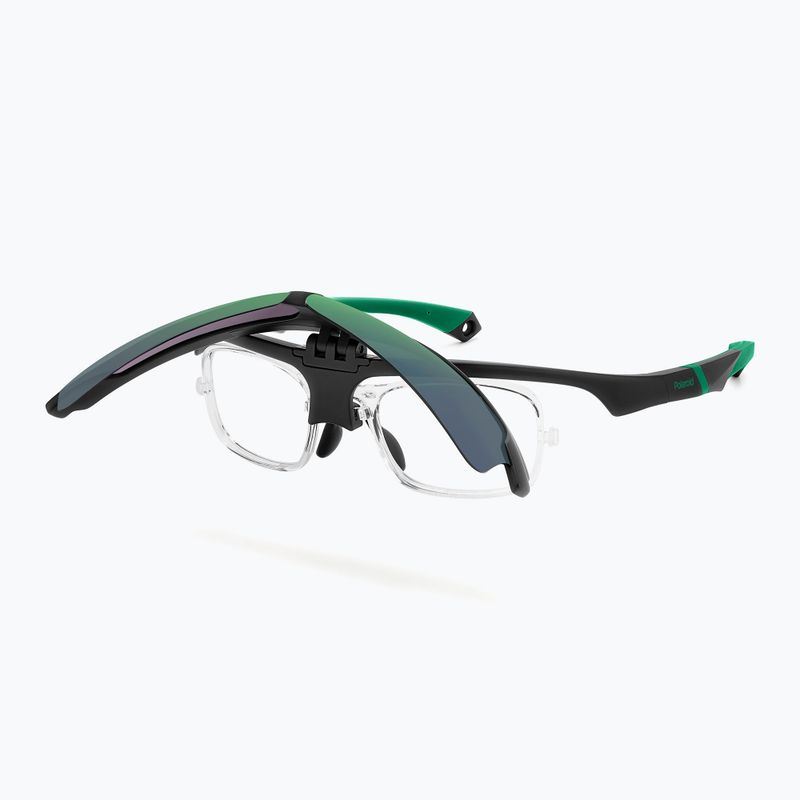 Pánske slnečné okuliare Polaroid PLD 7056/CI/S matte black green/greygreen mirror polarized 6
