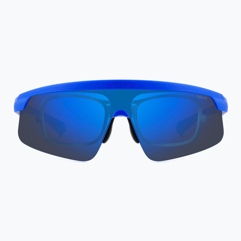 Pánske slnečné okuliare Polaroid PLD 7056/CI/S matt blue/blue mirror polarized 3