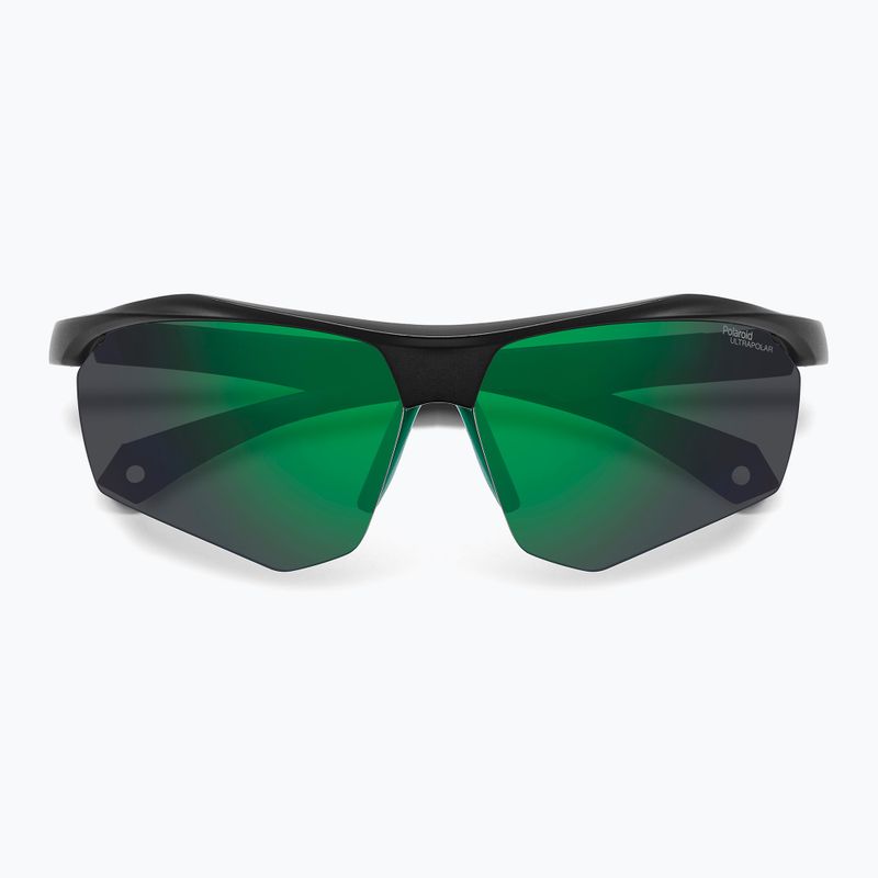 Pánske slnečné okuliare Polaroid PLD 7055/S matte black green/green mirror polarized hc 4