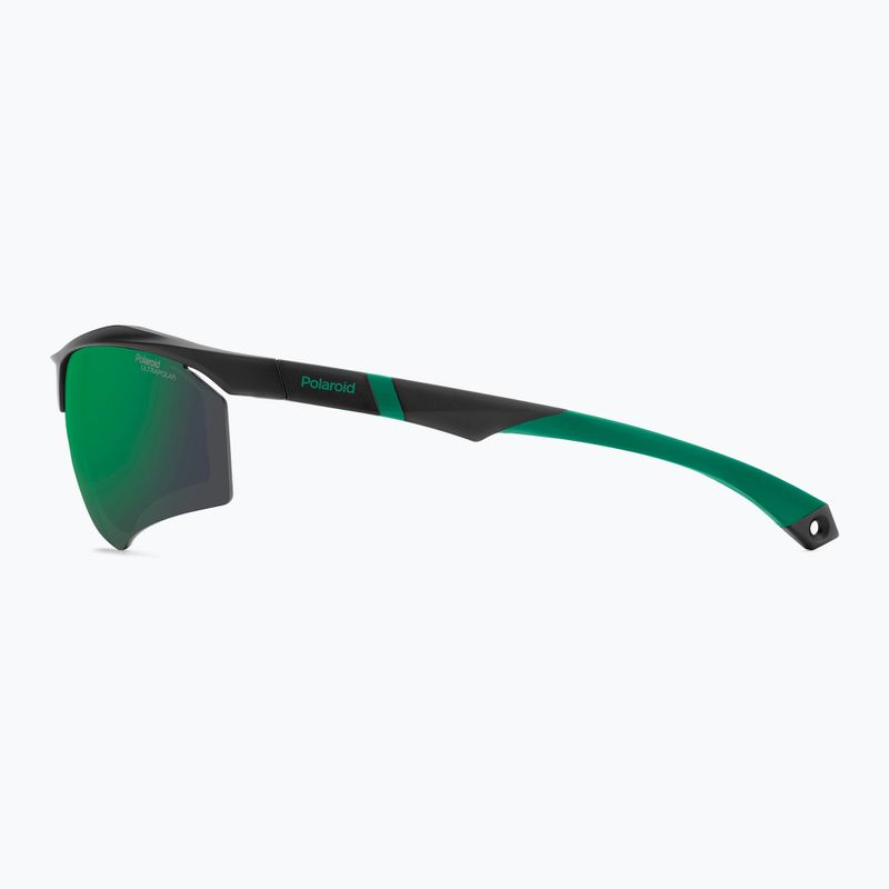 Pánske slnečné okuliare Polaroid PLD 7055/S matte black green/green mirror polarized hc 6