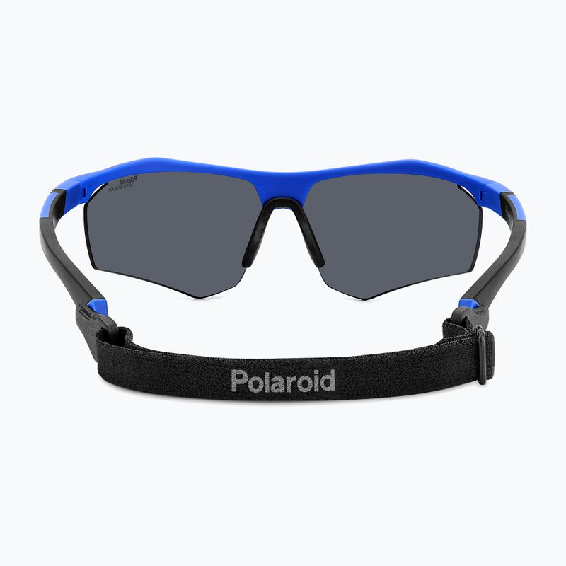 Slnečné okuliare Polaroid PLD 7055/S matte blue/blue mirror polarized high contrast 5