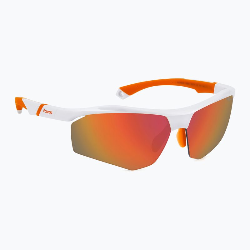 Pánske slnečné okuliare Polaroid PLD 7055/S white/red multilayer polarized high contrast