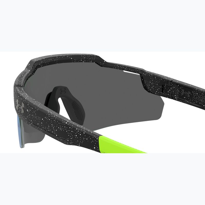 Detské slnečné okuliare Under Armour Levelup Jr S3 pattern black white/green 6
