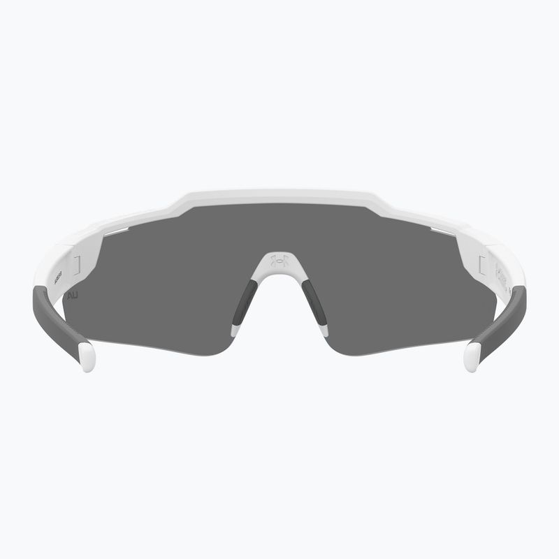 Detské slnečné okuliare Under Armour Levelup Jr S3 matné biele modré/modré viacvrstvové 4