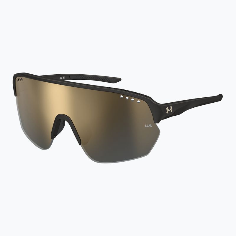 Slnečné okuliare Under Armour Gamedat II/G S3 s metalizovaným čiernym/šedým bronzovým zrkadlom 2