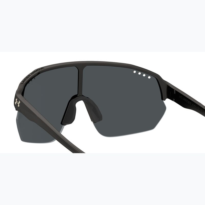 Slnečné okuliare Under Armour Gamedat II/G S3 s metalizovaným čiernym/šedým bronzovým zrkadlom 6