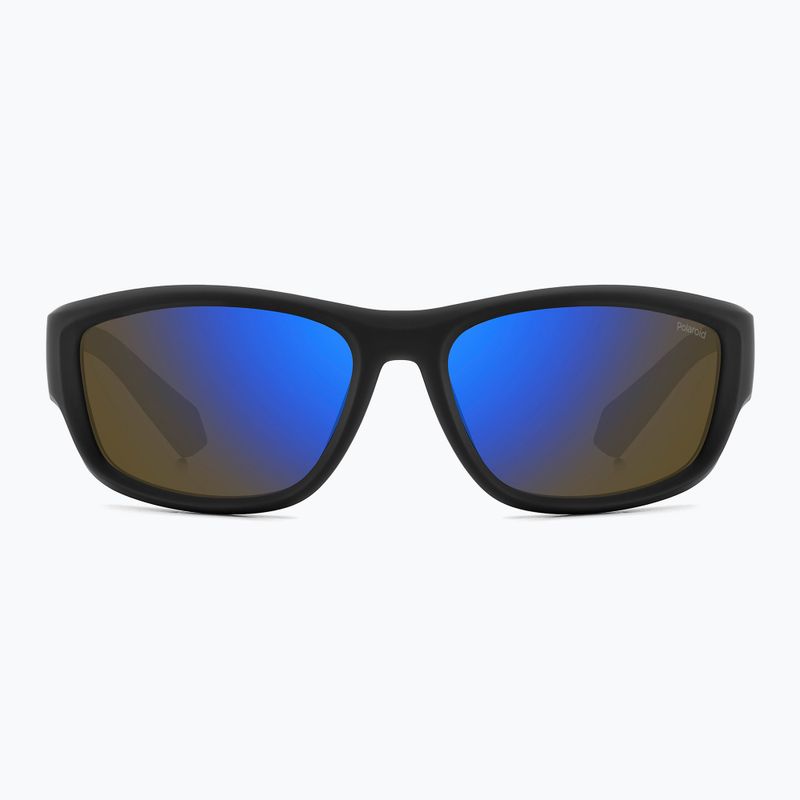 Pánske slnečné okuliare Polaroid PLD 2166/S matte black blue/blue mirror polarized 3