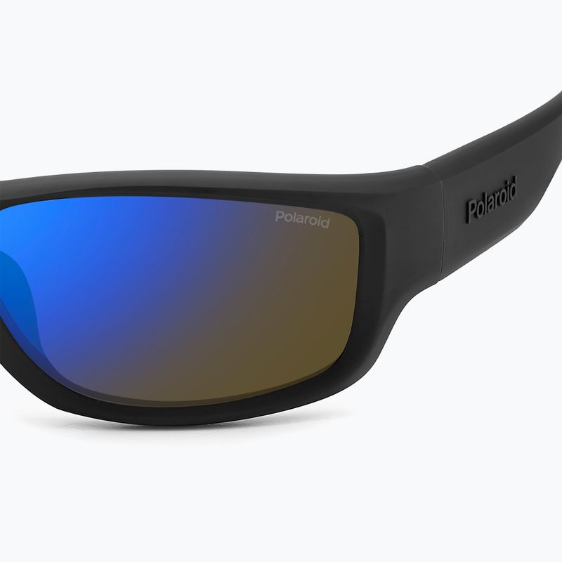 Pánske slnečné okuliare Polaroid PLD 2166/S matte black blue/blue mirror polarized 8