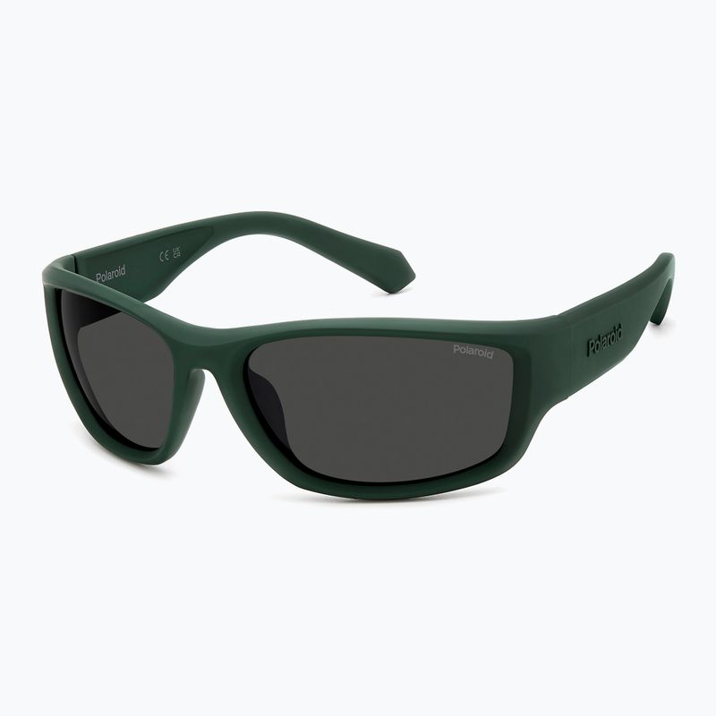 Pánske slnečné okuliare Polaroid PLD 2166/S matte green/grey polarized 2