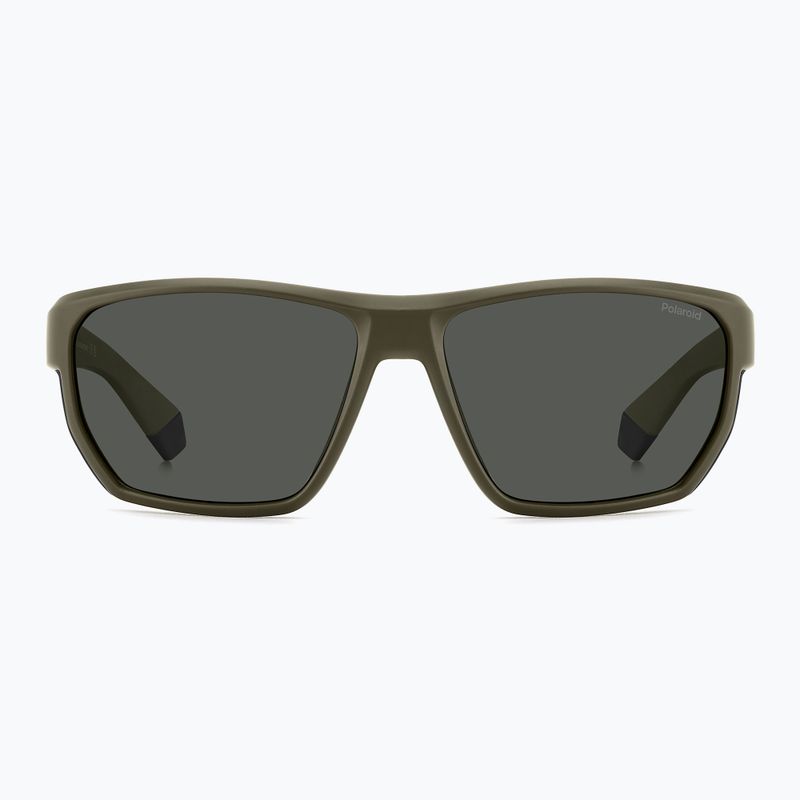 Pánske slnečné okuliare Polaroid PLD 7057/S matte green/grey polarized 3