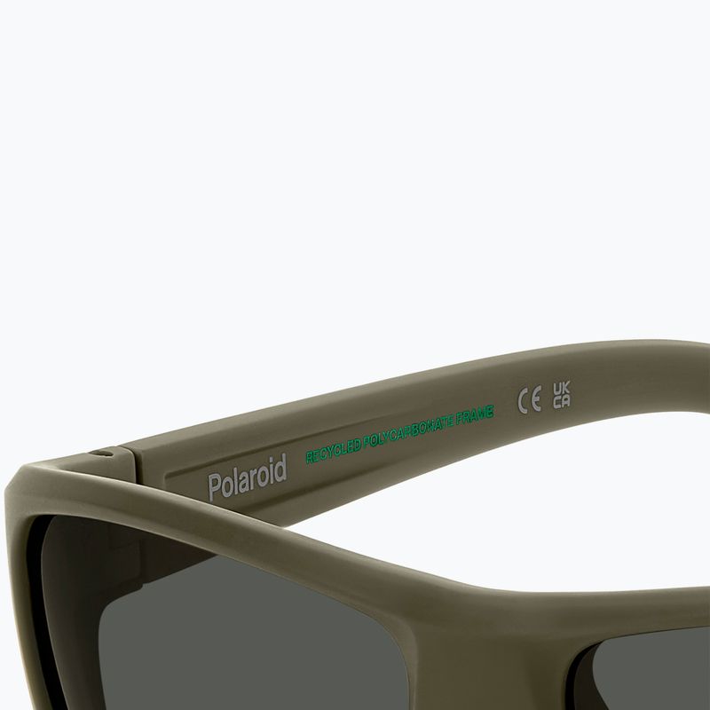 Pánske slnečné okuliare Polaroid PLD 7057/S matte green/grey polarized 8
