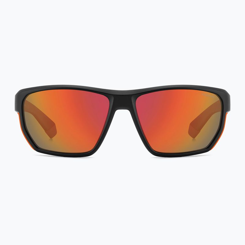 Pánske slnečné okuliare Polaroid PLD 7057/S matte black orange/red multilayer polarized 3