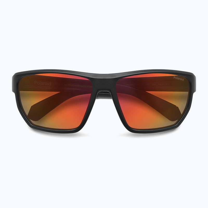 Pánske slnečné okuliare Polaroid PLD 7057/S matte black orange/red multilayer polarized 4