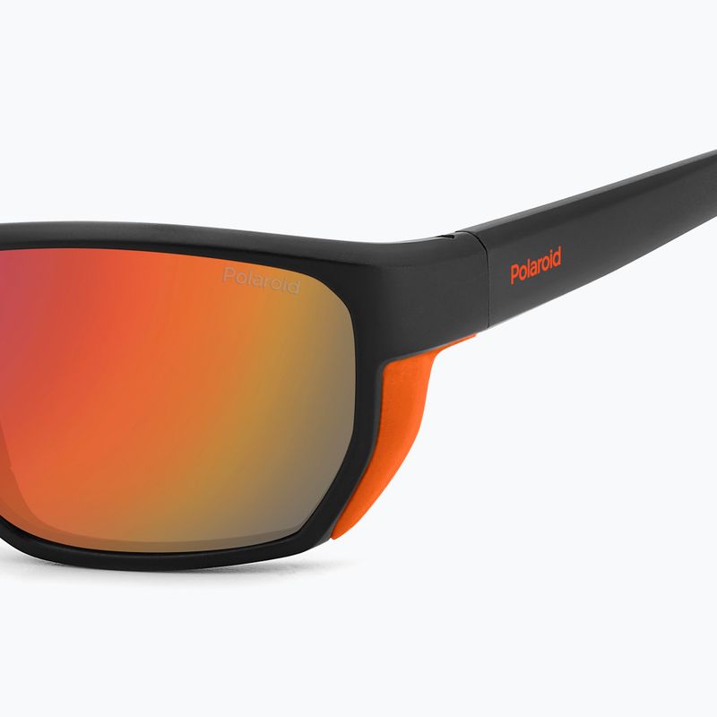 Pánske slnečné okuliare Polaroid PLD 7057/S matte black orange/red multilayer polarized 7