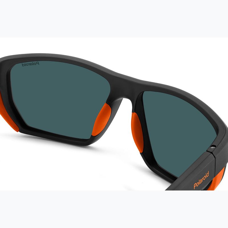 Pánske slnečné okuliare Polaroid PLD 7057/S matte black orange/red multilayer polarized 8