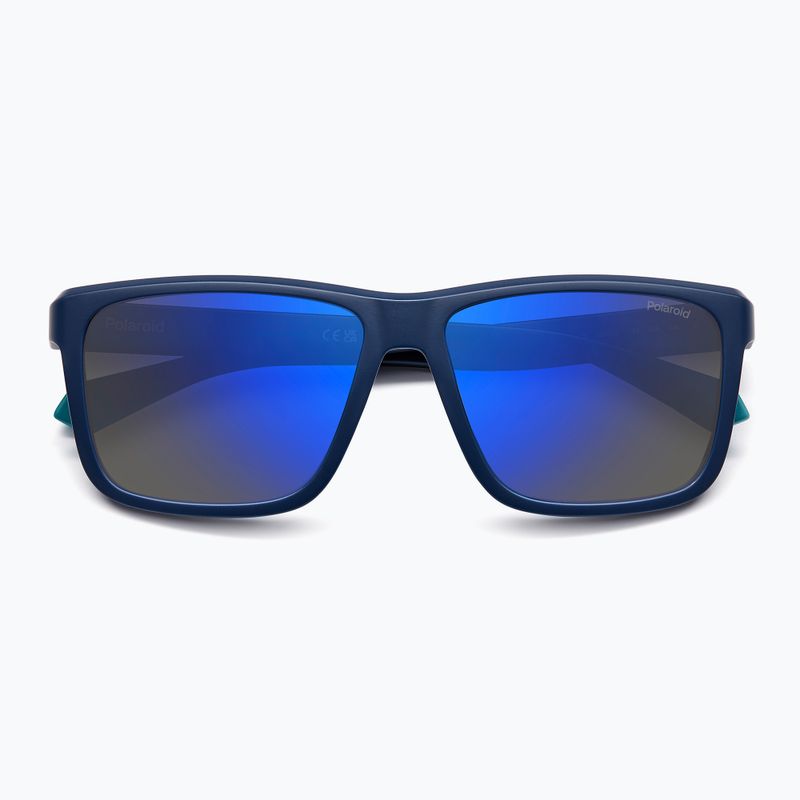 Pánske slnečné okuliare Polaroid PLD 2164/S matte blue/blue mirror polarized 4