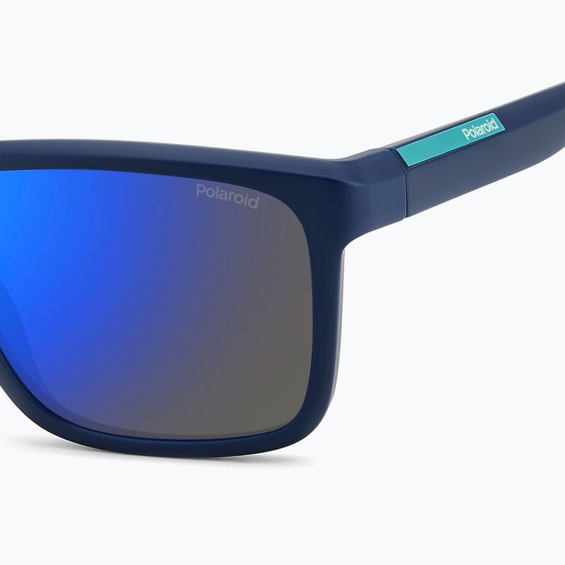 Pánske slnečné okuliare Polaroid PLD 2164/S matte blue/blue mirror polarized 6