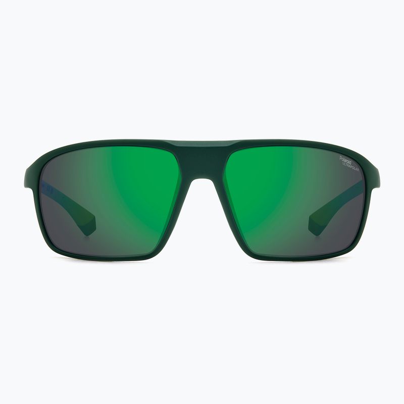 Pánske slnečné okuliare Polaroid PLD 7058/S matte green/green mirror polarized high contrast 3