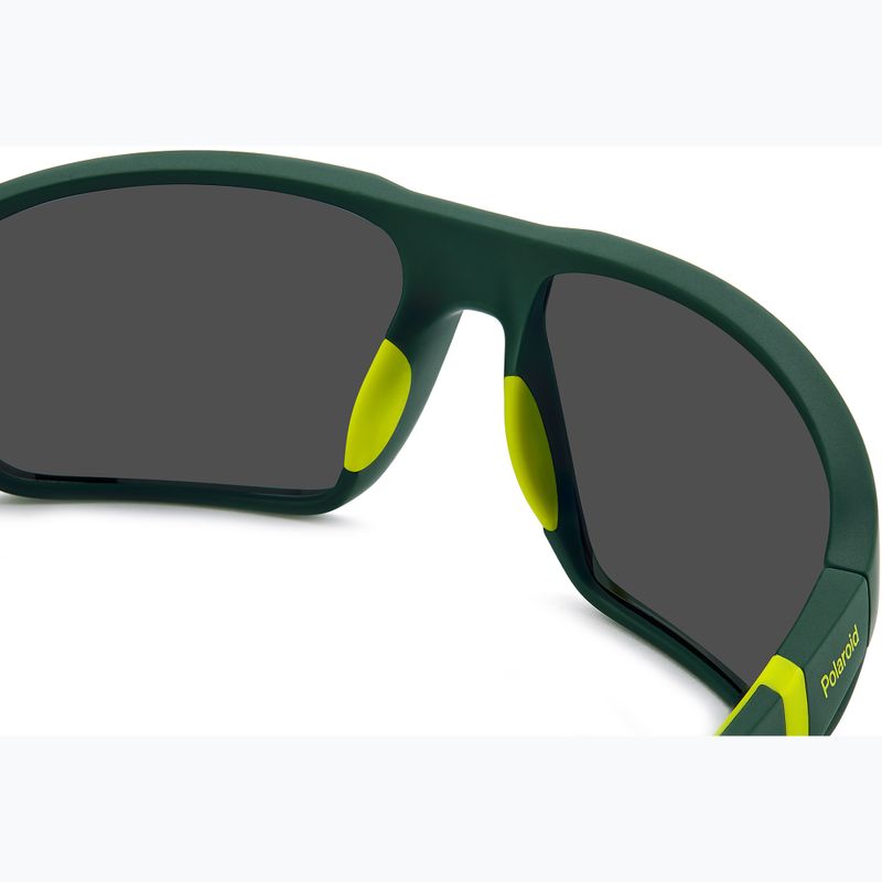 Pánske slnečné okuliare Polaroid PLD 7058/S matte green/green mirror polarized high contrast 7