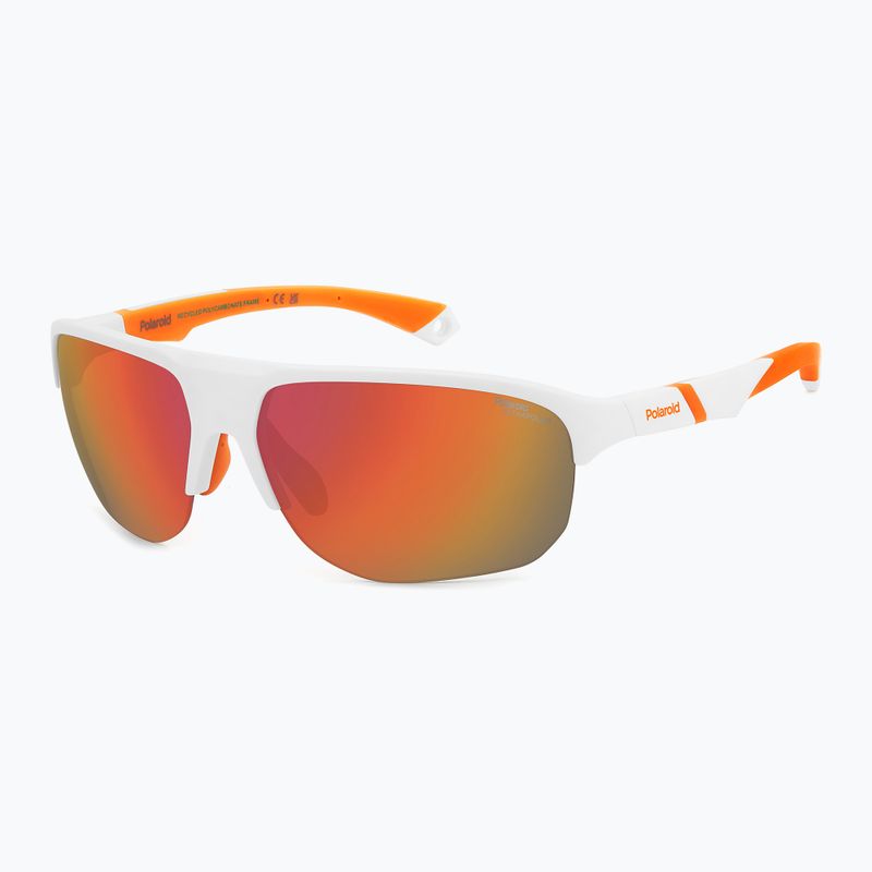 Pánske slnečné okuliare Polaroid PLD 7059/S matte white/red multilayer polarized hc 2