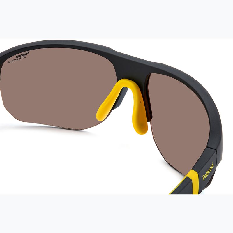 Pánske slnečné okuliare Polaroid PLD 7059/S matte black yellow/gold polarized high contrast 5
