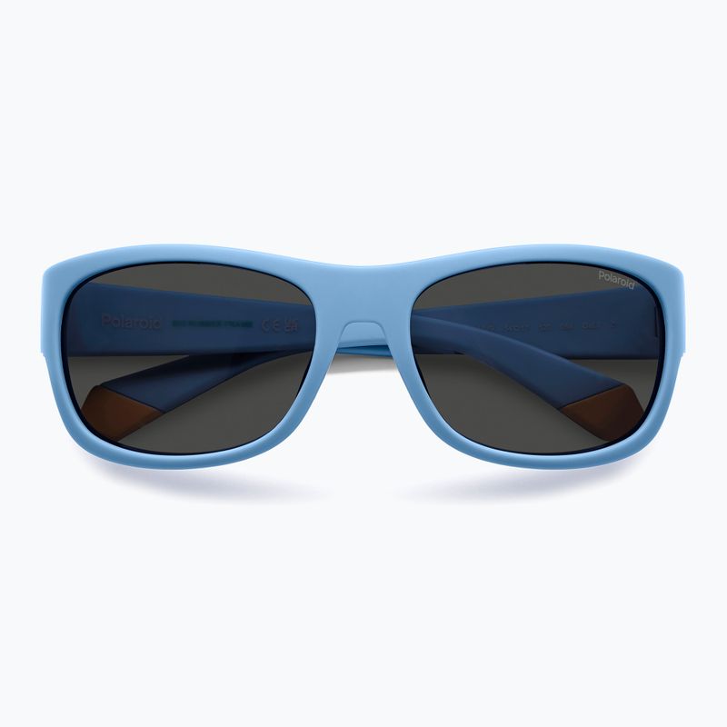 Detské slnečné okuliare Polaroid PLD 8064/S azure/grey polarized 4