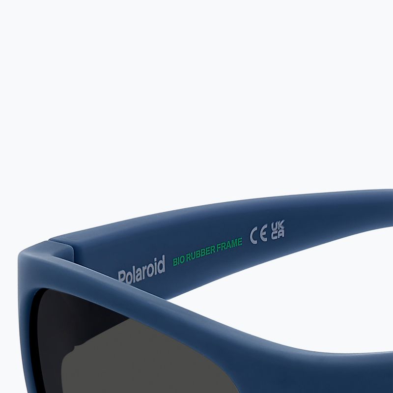 Detské slnečné okuliare Polaroid PLD 8064/S blue/grey polarized 6