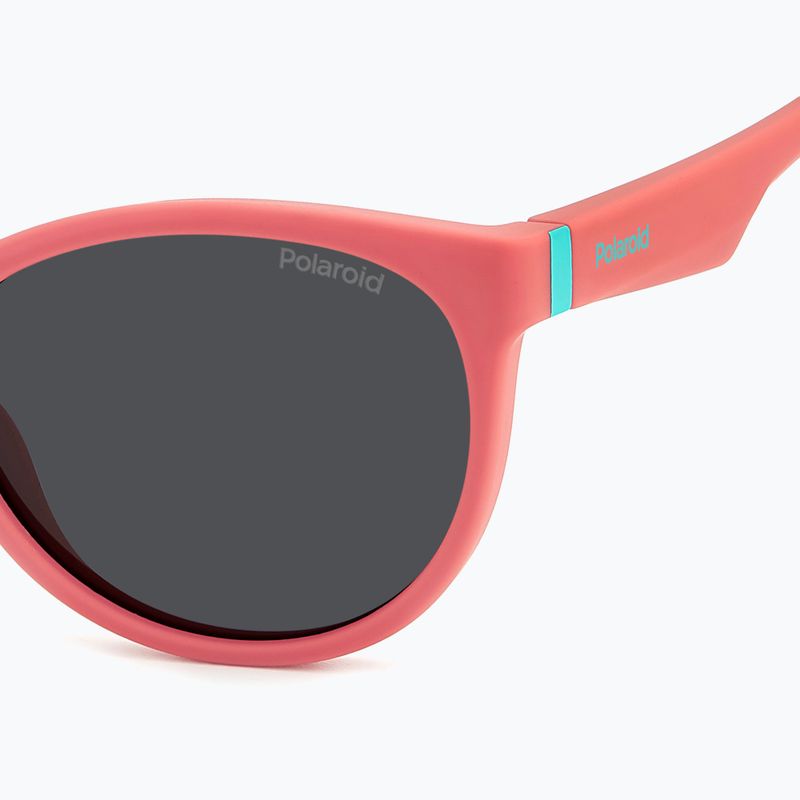 Detské slnečné okuliare Polaroid PLD 8065/S coral/grey polarized 5