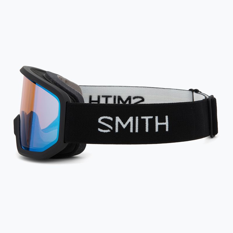 Lyžiarske okuliare Smith Transfer black/blue sensor mirror 4