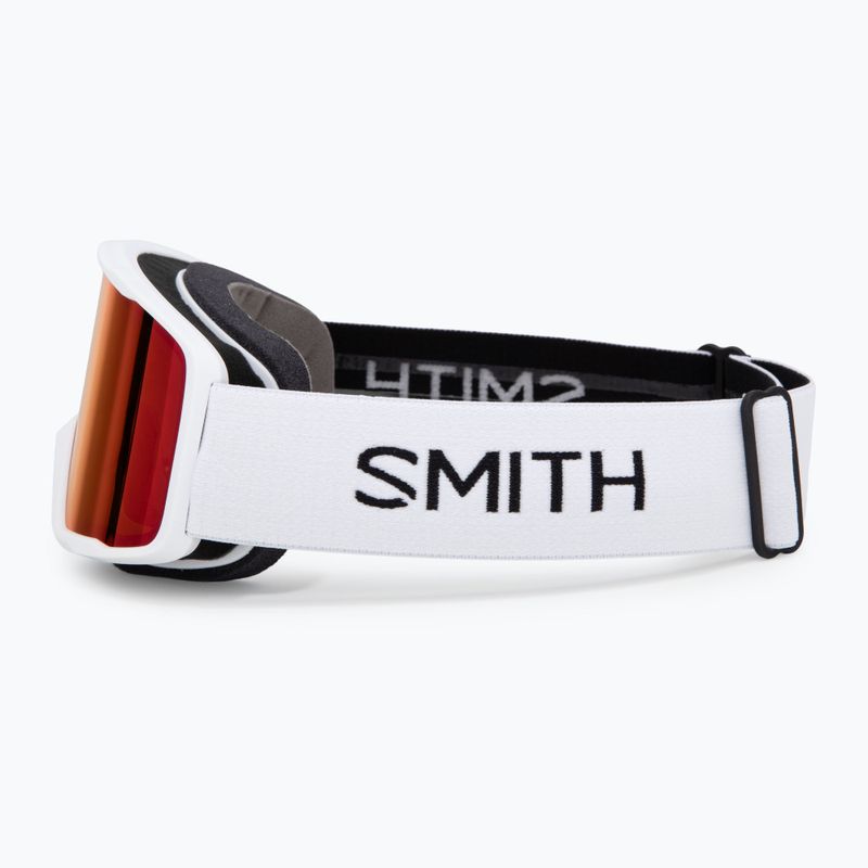 Lyžiarske okuliare Smith Tribute white/red sol-x mirror 4