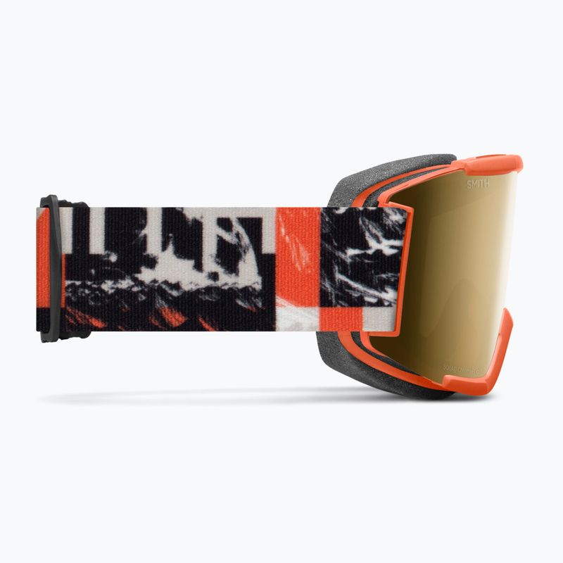 Lyžiarske okuliare  Smith Squad cinder chop up/chrp sun black gold mirror/clear 4