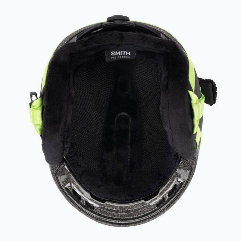 Detská lyžiarska prilba Smith Glide Jr Mips electric lime 5