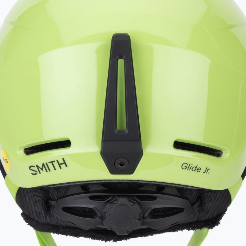 Detská lyžiarska prilba Smith Glide Jr Mips electric lime 9