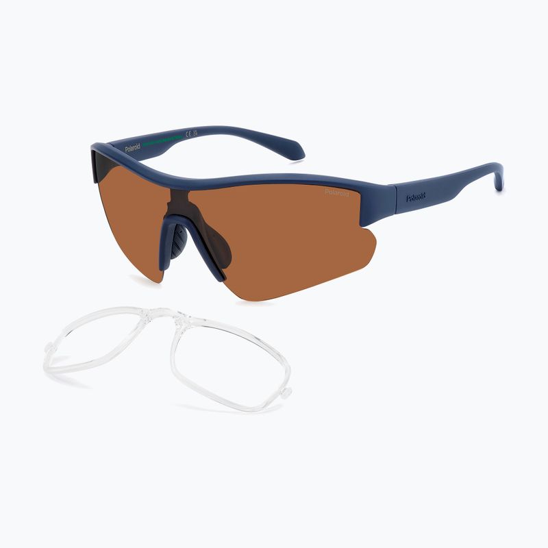 Slnečné okuliare Polaroid PLD 7061/CI/S matte blue/copper polarized