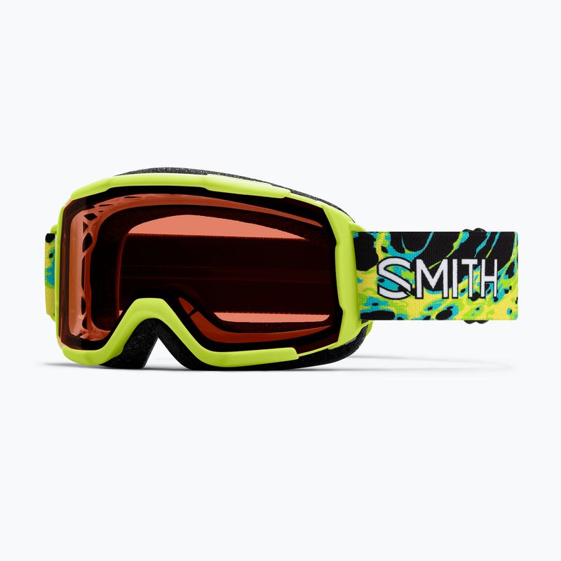 Detské lyžiarske okuliare Smith Daredevil S3 electric lime slime/green solx mirror antifog