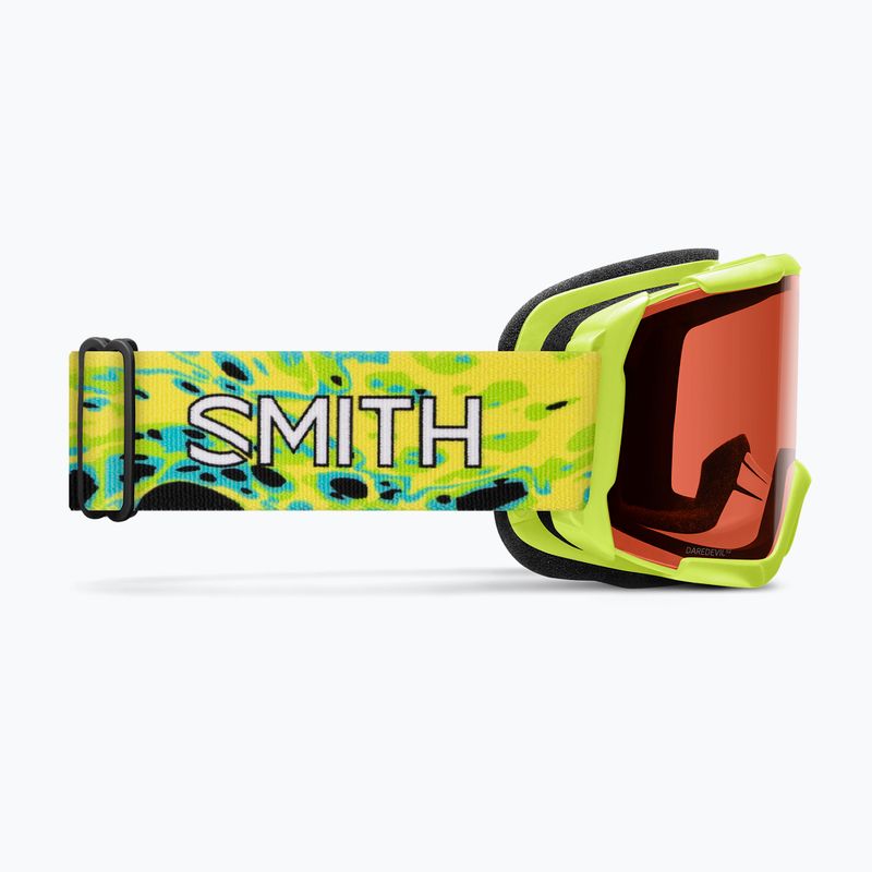 Detské lyžiarske okuliare Smith Daredevil S3 electric lime slime/green solx mirror antifog 2