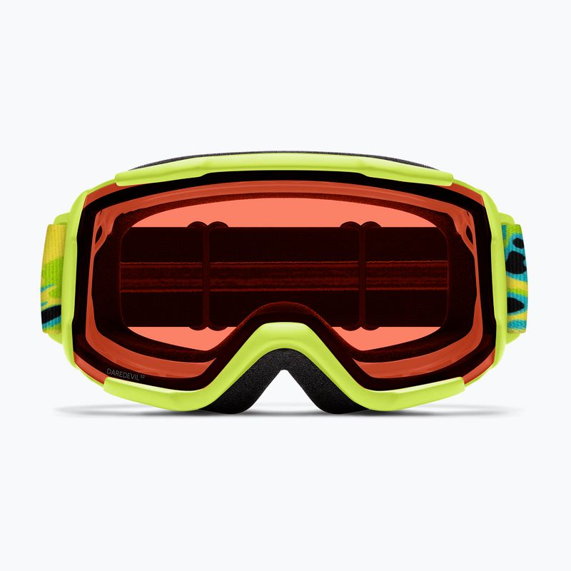 Detské lyžiarske okuliare Smith Daredevil S3 electric lime slime/green solx mirror antifog 3
