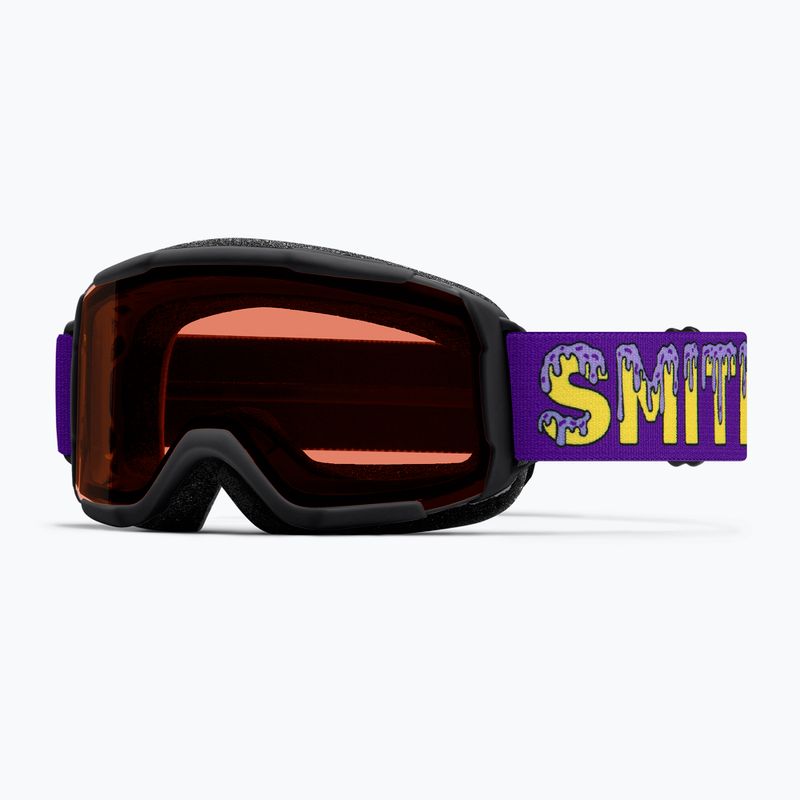 Detské lyžiarske okuliare Smith Daredevil S1 black donuts/blue sensor mirror antifog