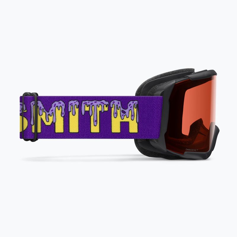 Detské lyžiarske okuliare Smith Daredevil S1 black donuts/blue sensor mirror antifog 2