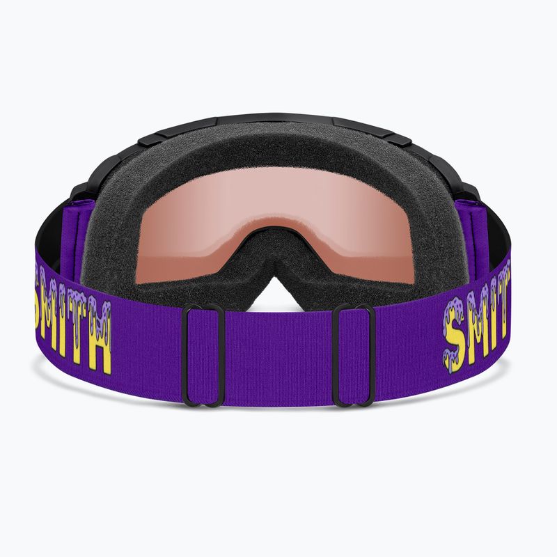 Detské lyžiarske okuliare Smith Daredevil S1 black donuts/blue sensor mirror antifog 4