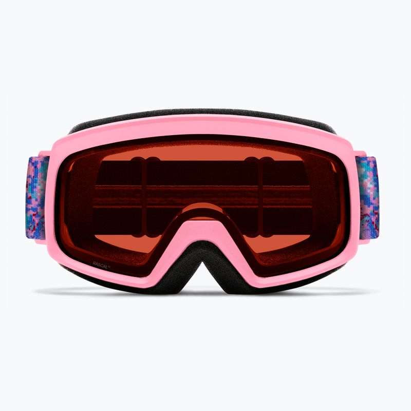 Detské lyžiarske okuliare Smith Rascal Jr S2 bright pink lofi butterfly/rose copper antifog 3
