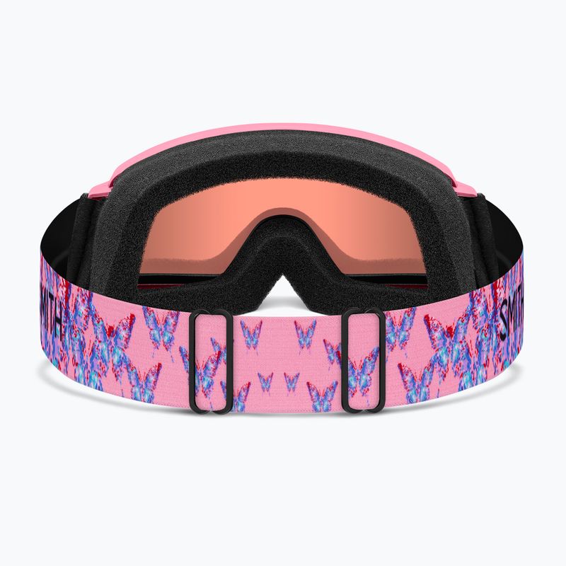 Detské lyžiarske okuliare Smith Rascal Jr S2 bright pink lofi butterfly/rose copper antifog 4