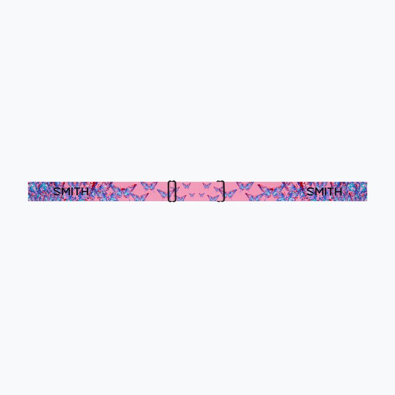 Detské lyžiarske okuliare Smith Rascal Jr S2 bright pink lofi butterfly/rose copper antifog 5