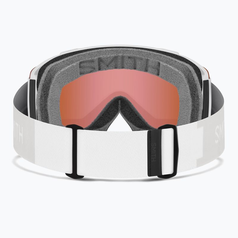 Lyžiarske okuliare Smith Squad S2 white vapor/chromapop everyday rose gold mirror 3
