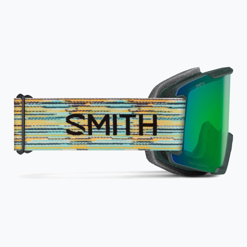 Lyžiarske okuliare Smith Squad S2 emerald renu upcycled scrap/chromapop green mirror 4