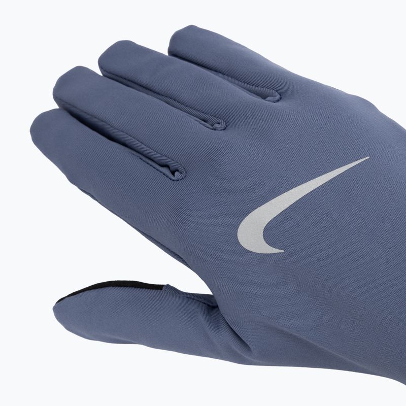 Pánske bežecké rukavice Nike Pacer Lightweight RG diffused blue/silver 5