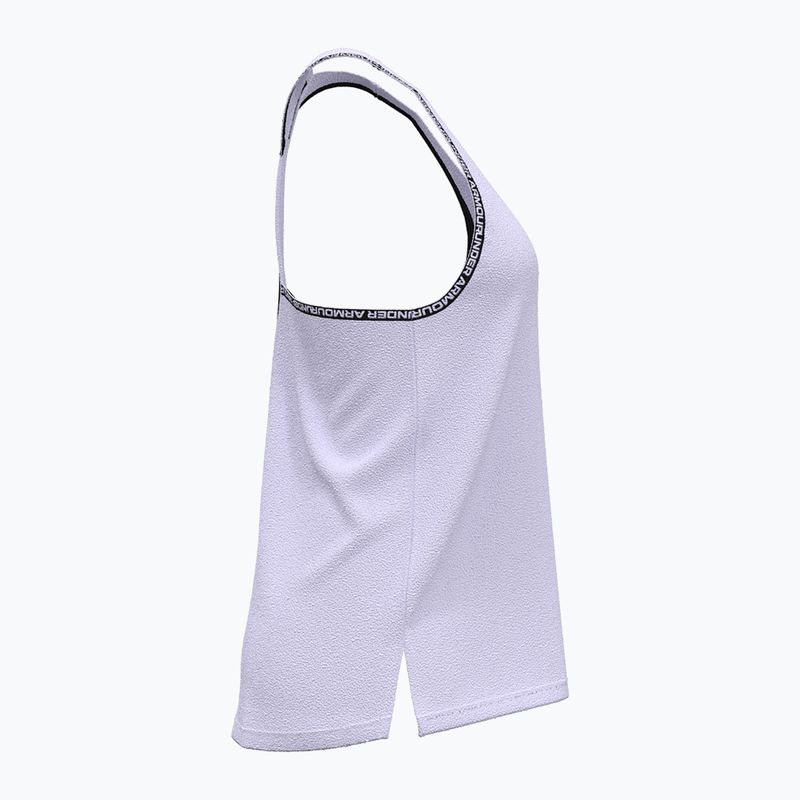 Dámske fitness tielko tank top Under Armour Knockout Tank salt purple/white 3